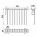 Вешалка для брюк-боковой крепеж 330x467x100 WW-WSLO00-01 левая
